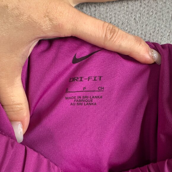 Nike Dri-Fit Short Women Small Pink Ultra High Waisted  3" Brief Lined Running - Picture 7 of 10